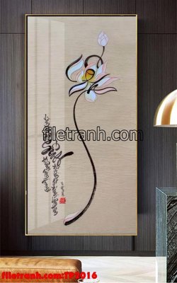 File gốc File tranh thư pháp TP2016 (ảnh chi tiết) để in lụa