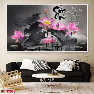 File gốc File tranh thư pháp TP203 (in mica) làm bảng hiệu