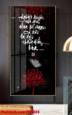 File in trần File tranh thư pháp TP2035 (bản gốc) đại dương