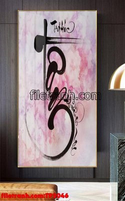 Tải file File tranh thư pháp TP2046 (gốc) in ấn chất lượng