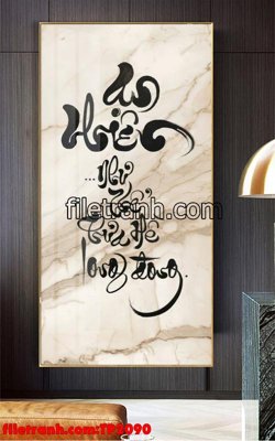 Download file File tranh thư pháp TP2090 (chuẩn in) chất lượng cao