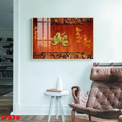File in ấn File tranh thư pháp TP830 (bản gốc) cao cấp
