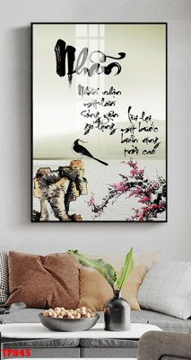 File in mica File tranh thư pháp TP845 (bản gốc) sắc sảo