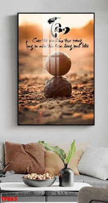 File gốc in tráng gương File tranh thư pháp TP865 chi tiết