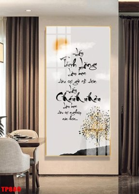 Tải file gốc File tranh thư pháp TP880 (bản PSD) đầy đủ layer