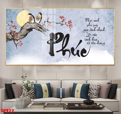 Tải file gốc File tranh thư pháp TP922 (bản PSD) đầy đủ layer