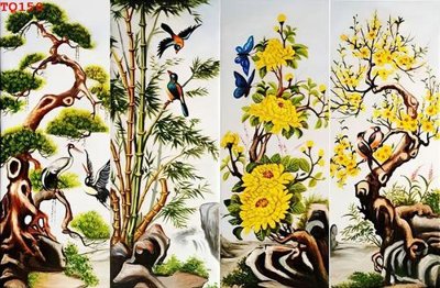 Hình ảnh gốc File tranh tứ quý TQ150 (để in khổ lớn)