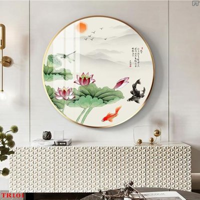 File gốc File tranh tròn hoa sen TRR101 (phiên bản chuẩn) để in ấn