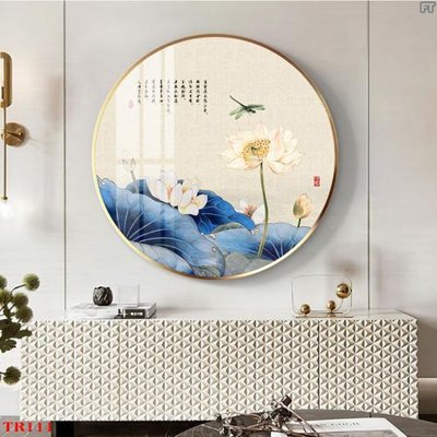 File PSD in ấn File tranh tròn hoa sen TRR111 (chất lượng cao)