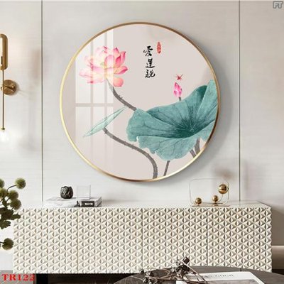 Tải file gốc File tranh tròn hoa sen TRR122 (để in lụa)