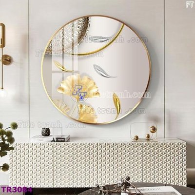 Tải file gốc File tranh tròn hiện đại TR3084 (in bạt) quảng cáo