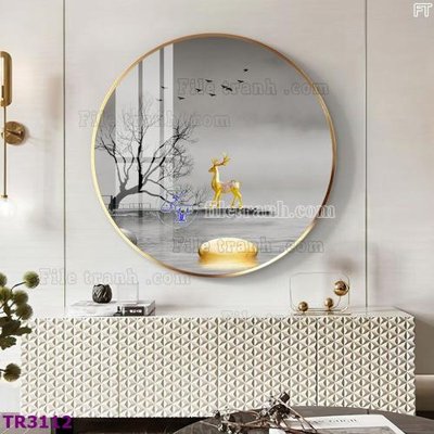 Tải file File tranh tròn hiện đại TR3112 (gốc) chủ đề tâm linh