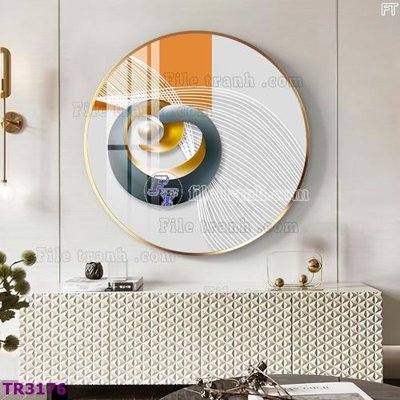 Tải về hình ảnh gốc File tranh tròn hiện đại TR3176 sắc nét