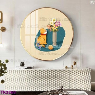 Tải file tranh File tranh tròn hiện đại TR3268 (gốc) tại Filetranh.com