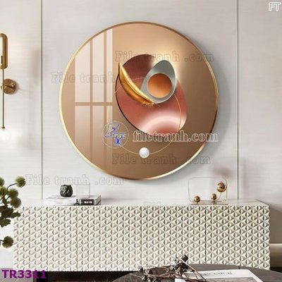 File tranh File tranh tròn hiện đại TR3311 (ảnh gốc) độ nét vượt trội