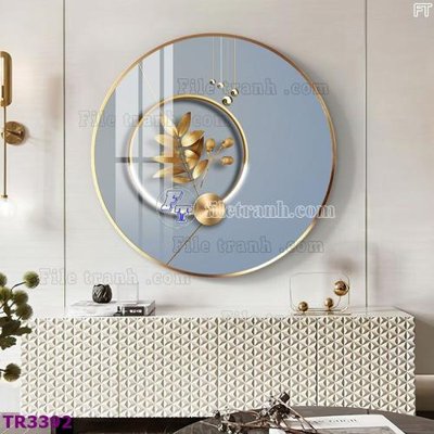 File tranh File tranh tròn hiện đại TR3392 (file gốc) chuẩn màu in