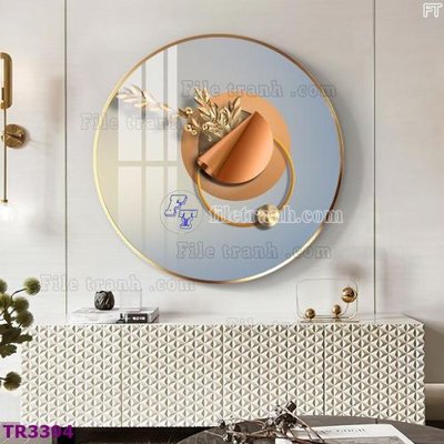 File in trần File tranh tròn hiện đại TR3394 (bản gốc) 5D