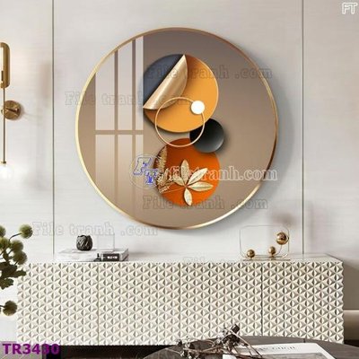 Tải file File tranh tròn hiện đại TR3430 (gốc) chủ đề tâm linh