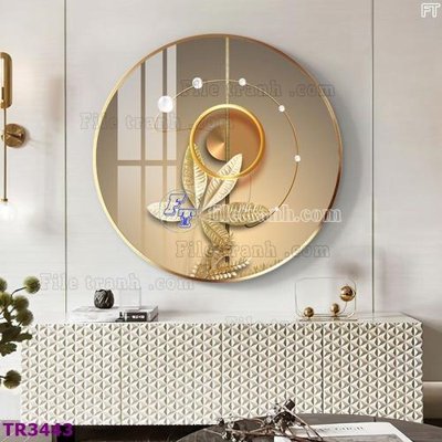 File gốc File tranh tròn hiện đại TR3443 (PSD/TIFF) độ phân giải cao