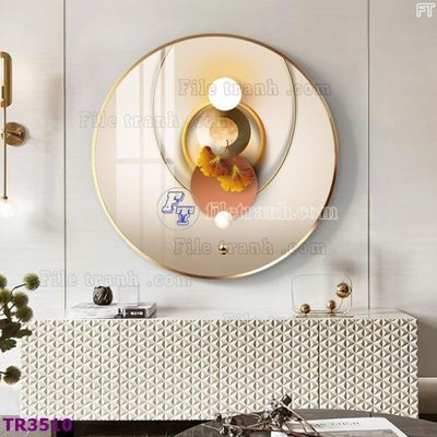 File tranh File tranh tròn hiện đại TR3510 (gốc) in film