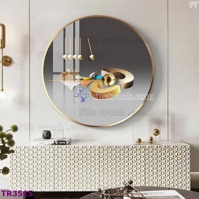 File tranh File tranh tròn hiện đại TR3515 (ảnh gốc) cho in ấn kỹ thuật số