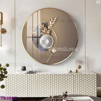 File tranh gốc File tranh tròn hiện đại TR3525 (bản đẹp) độc quyền