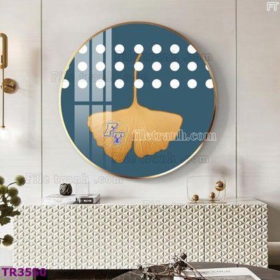 File tranh File tranh tròn hiện đại TR3550 (gốc) chủ đề động vật