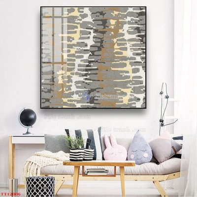 File in trần File tranh trừu tượng art TT12006 (bản gốc) mây trời