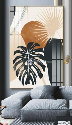 File gốc File tranh trừu tượng canvas TT13009 (in mica) trang trí