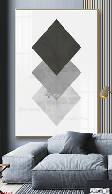 File in ấn File tranh trừu tượng canvas TT13178 (bản gốc) chất lượng cao