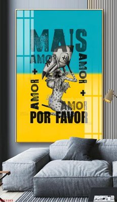 File in trần File tranh trừu tượng canvas TT13203 (file gốc) phong thủy