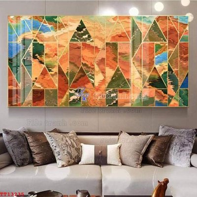 File gốc File tranh trừu tượng canvas TT13235 (cho in 3D) độc đáo