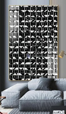 File gốc File tranh trừu tượng canvas TT13314 (in tráng gương) hiện đại