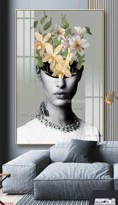 File gốc File tranh trừu tượng canvas TT13332 (thiết kế) độc quyền