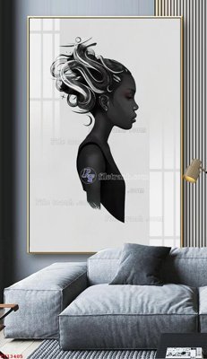 File in mica File tranh trừu tượng canvas TT13405 (bản gốc) sắc sảo