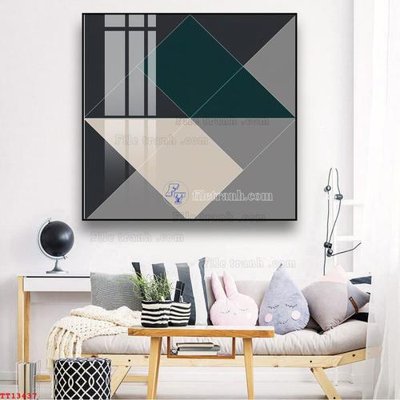 File gốc File tranh trừu tượng canvas TT13437 (cho in 3D) độc đáo