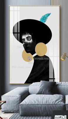 File tranh gốc File tranh trừu tượng canvas TT13471 (sắc nét từng chi tiết)