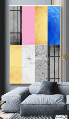 Download file gốc File tranh trừu tượng canvas TT13483 (in mica) 3D