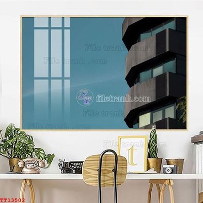 File gốc File tranh trừu tượng canvas TT13502 (in tráng gương) hiện đại