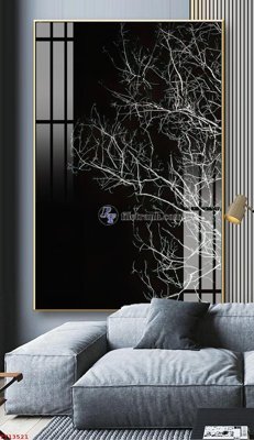 Ảnh gốc File tranh trừu tượng canvas TT13521 (độ nét cao) in tráng gương