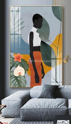 File tranh File tranh trừu tượng canvas TT13544 (file gốc) chủ đề phong thủy