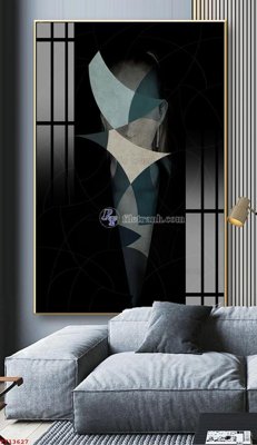 File tranh PSD File tranh trừu tượng canvas TT13627 chất lượng cao