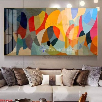 Chi tiết file ảnh File tranh trừu tượng canvas TT13628 sắc nét
