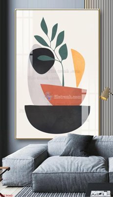 File gốc File tranh trừu tượng canvas TT13642 (in lụa) trang trí tường
