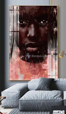 File PSD File tranh trừu tượng canvas TT13687 (bản gốc) đã tách nền