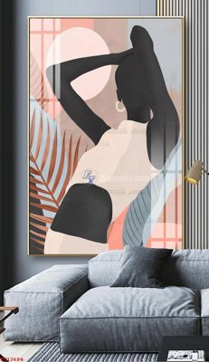 File tranh File tranh trừu tượng canvas TT13694 (gốc) chủ đề con người