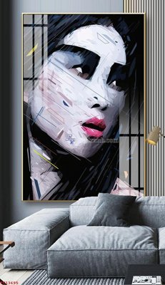 Tải file File tranh trừu tượng canvas TT13695 (PSD) cho in tranh 3D