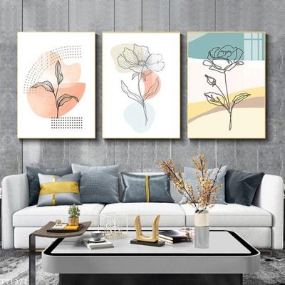 File gốc File tranh treo tối giản Minimalist Art TT1372 (in lụa) hoa văn cổ điển