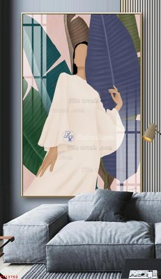 File gốc File tranh trừu tượng canvas TT13752 (chủ đề hiện đại) trang trí