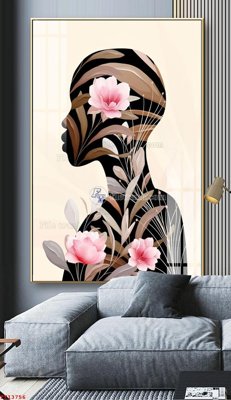 File gốc File tranh trừu tượng canvas TT13756 (ảnh chi tiết) để in ấn